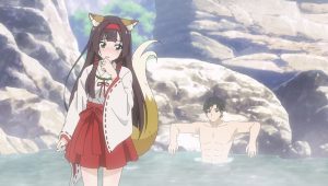 Meitou “Isekai no Yu” Kaitakuki: Around 40 Onsen Mania no Tensei Saki wa, Nonbiri Onsen Tengoku deshita - Episódio 1
